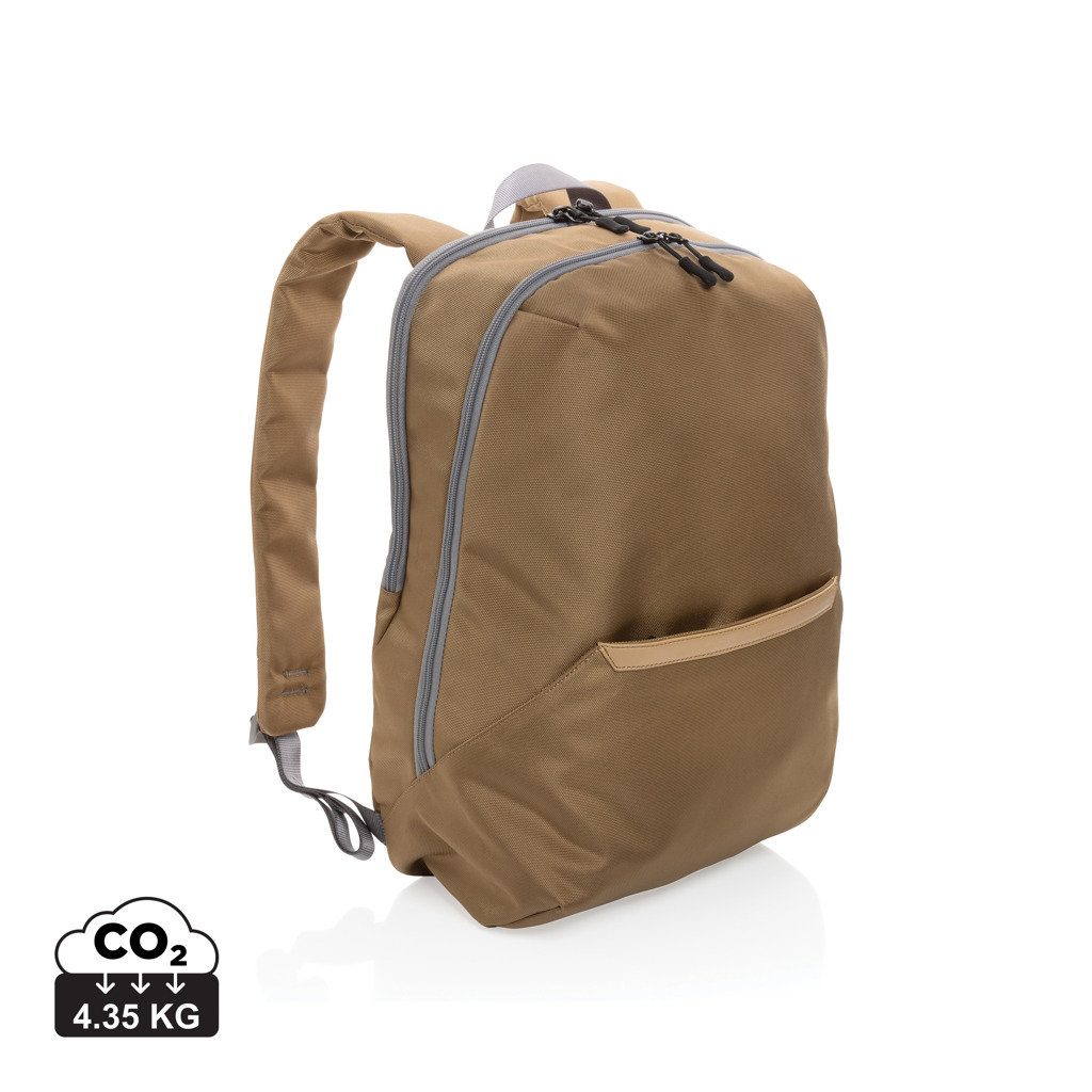 Sac à dos personnalisable Impact pour ordinateur 15.6" kaki et gris
